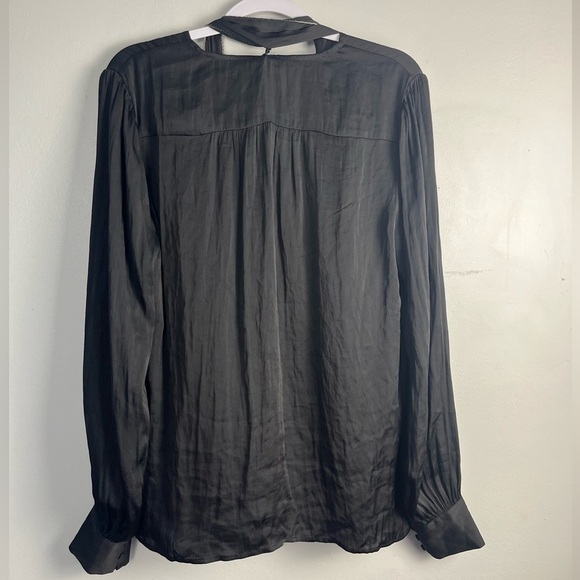 Paige black Selene Blouse size large - Picture 11 of 12